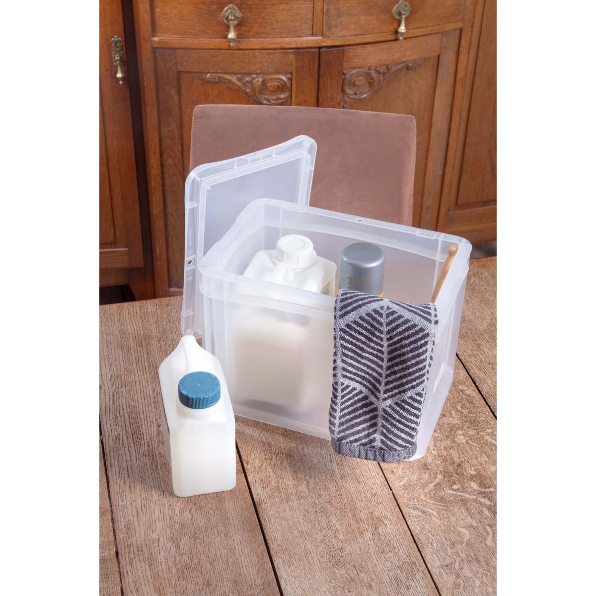 Tapa Click para Caja Eurobox 30x20 cm Transparente-2