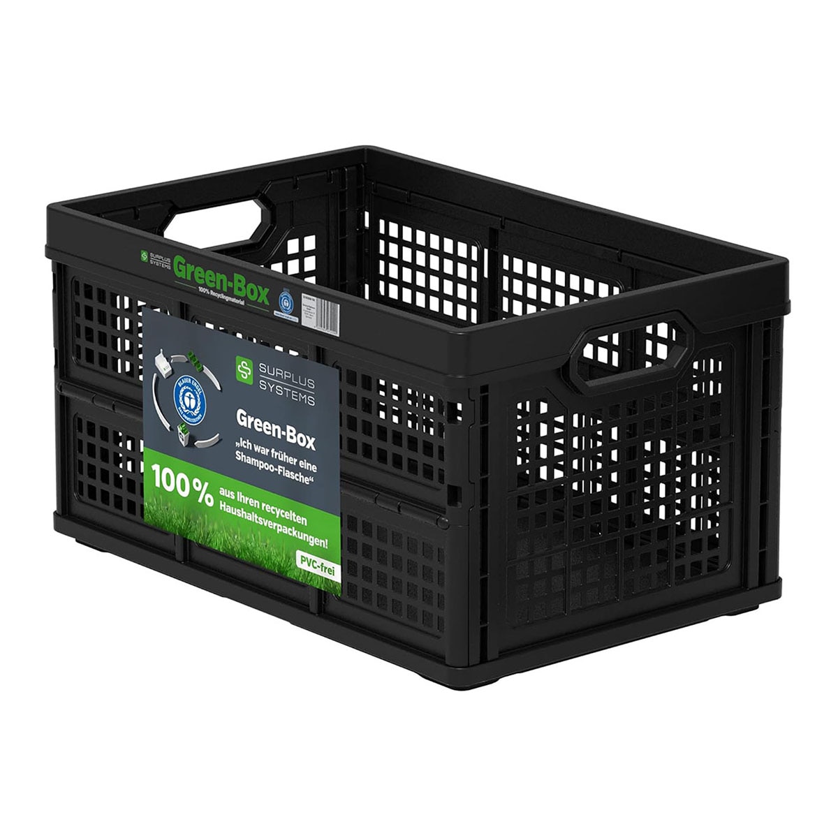 Caja Plegable Green Box 53x34x28 cm Negro-7
