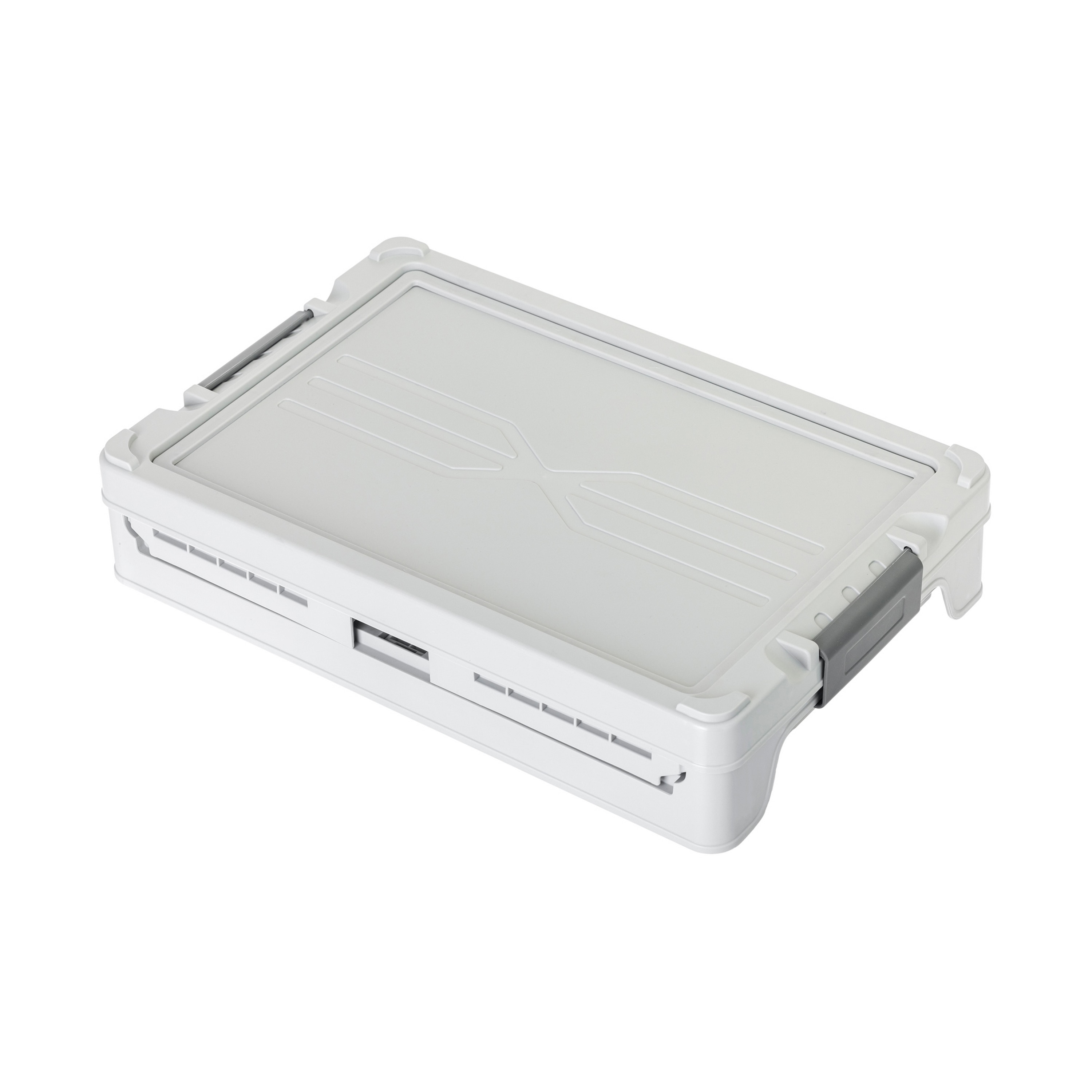 Caixa 30 Litros Compact Dobrável e Versátil Cinzento-3