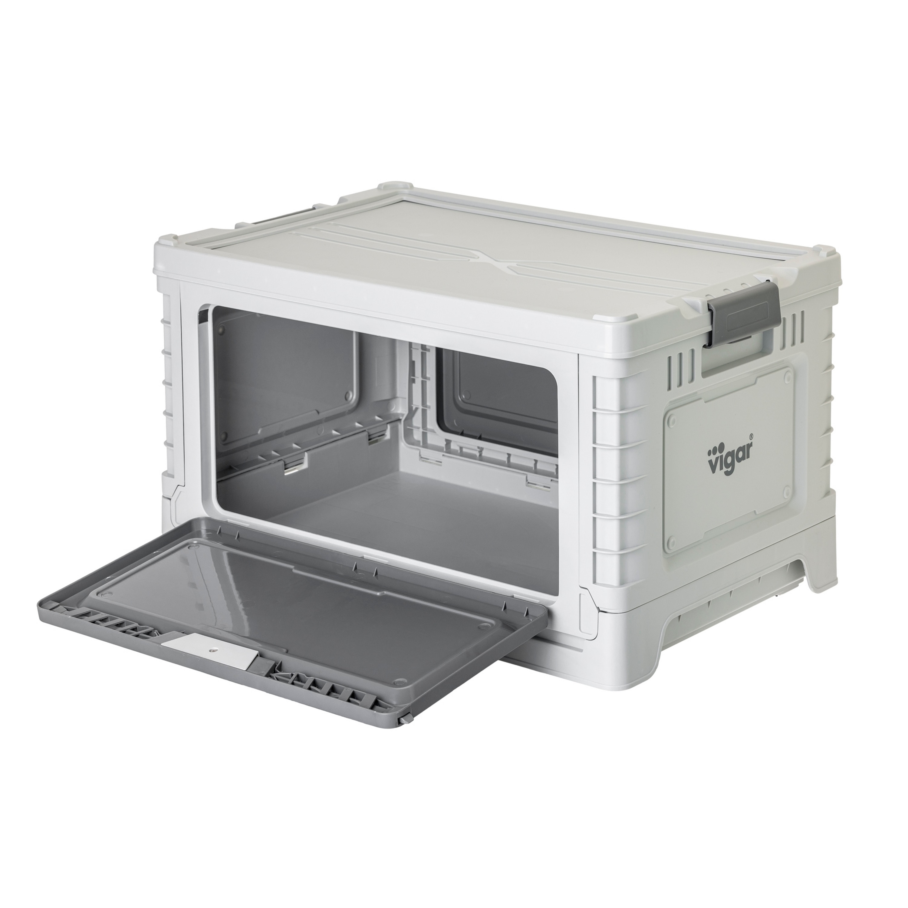 Caja 50 litros Compact Plegable Versatil Gris-2