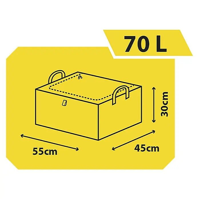 Saco Multiusos Profissional Taurus de 70 litros Cinzento-4