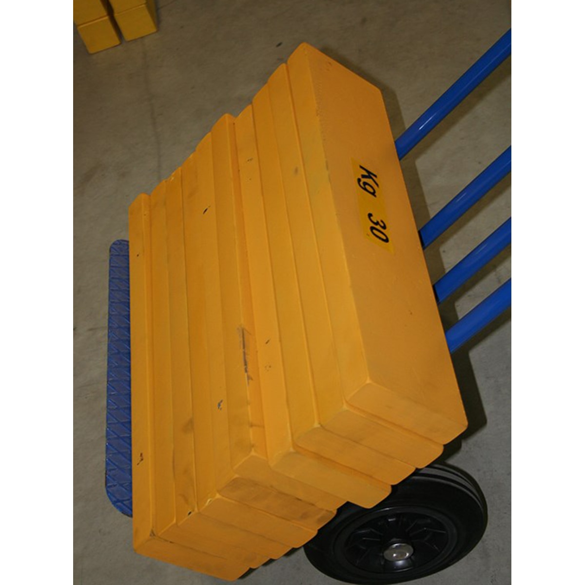 Carretilla Transporte Paquetes hasta 300 kg Golia Amarillo-3