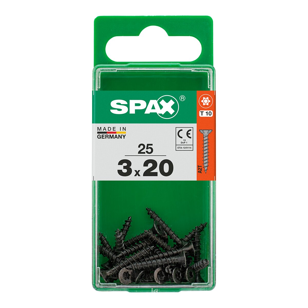 Tornillo Cabeza Plana T-Star Pavonado Ø3 x 20 mm - Caja 25 Uds Pavonado-2