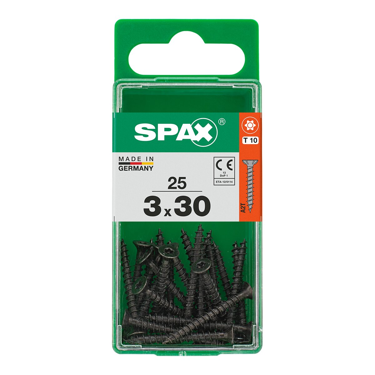 Tornillo Cabeza Plana T-Star Pavonado Ø3 x 30 mm - Caja 25 Uds Pavonado-2