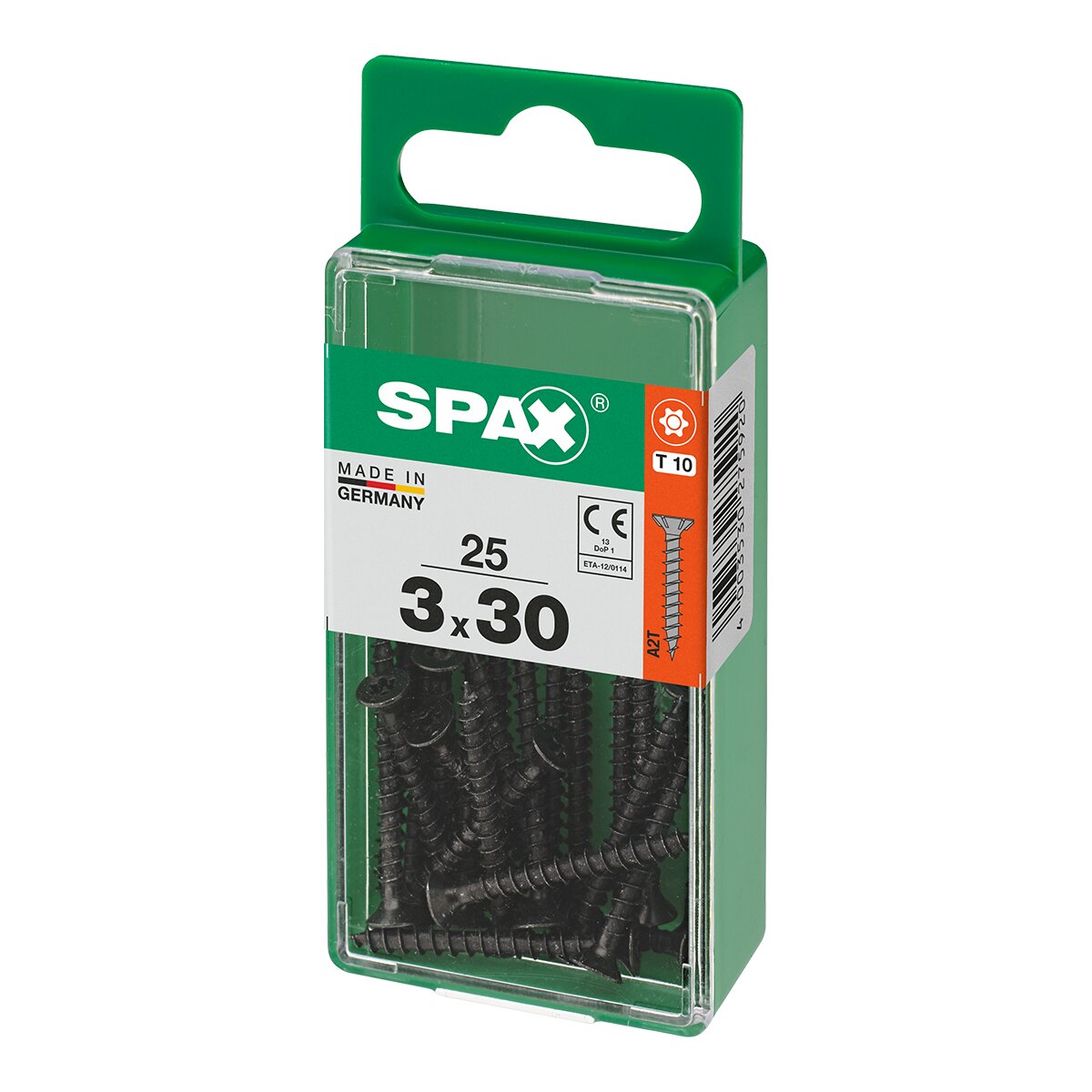 Tornillo Cabeza Plana T-Star Pavonado Ø3 x 30 mm - Caja 25 Uds Pavonado-3