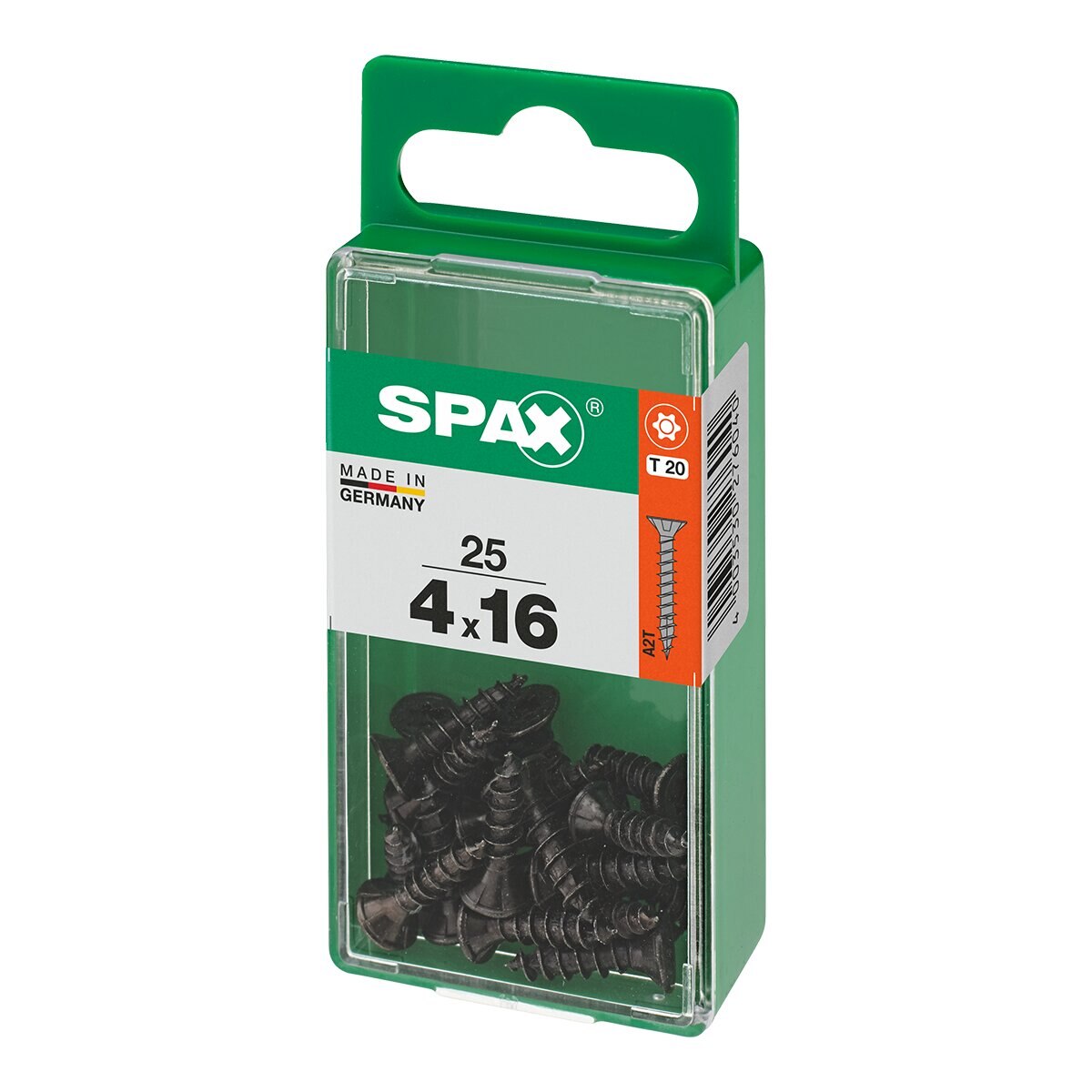 Tornillo Cabeza Plana T-Star Pavonado Ø4 x 16 mm - Caja 25 Uds Pavonado-3