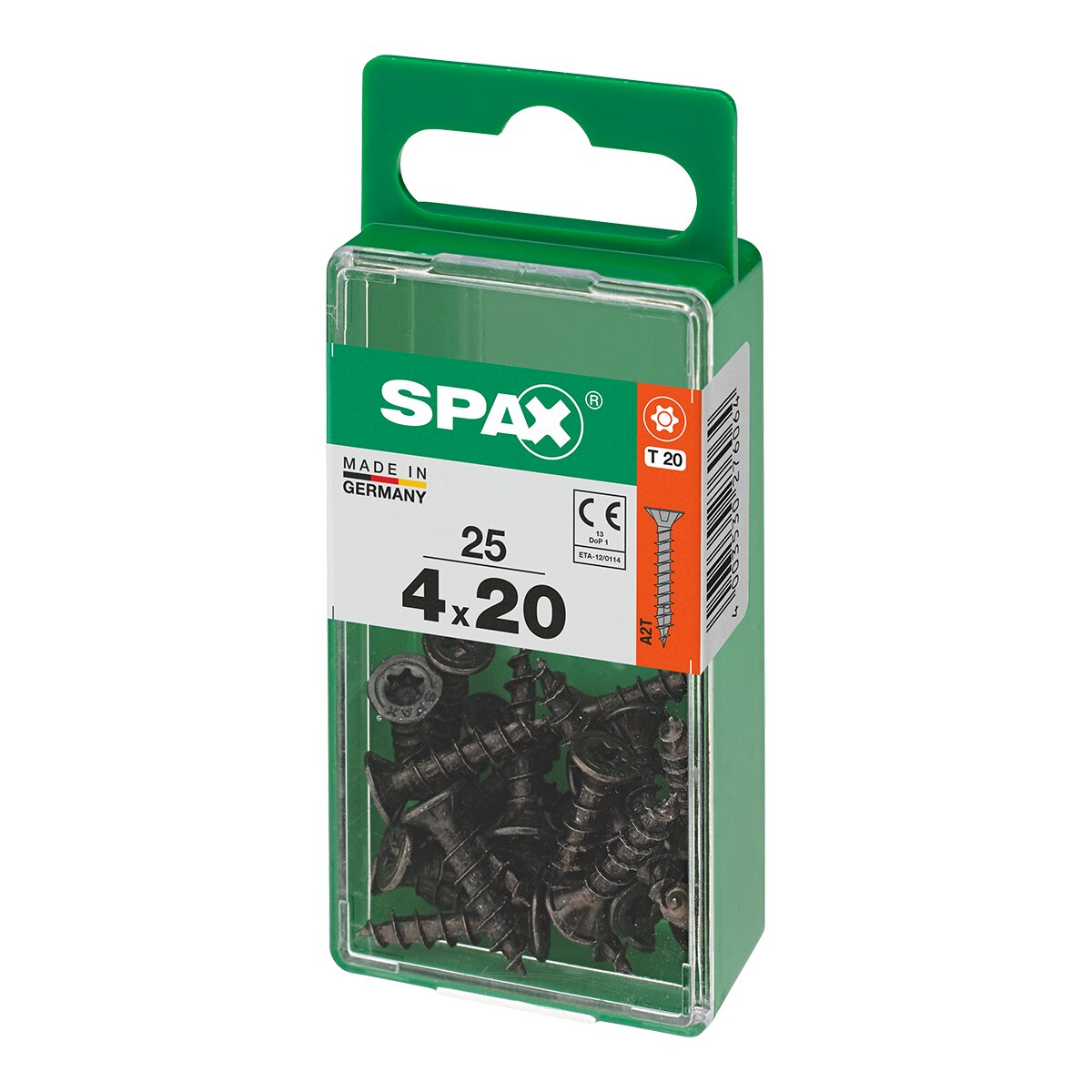 Tornillo Cabeza Plana T-Star Pavonado Ø4 x 20 mm - Caja 25 Uds Pavonado-3