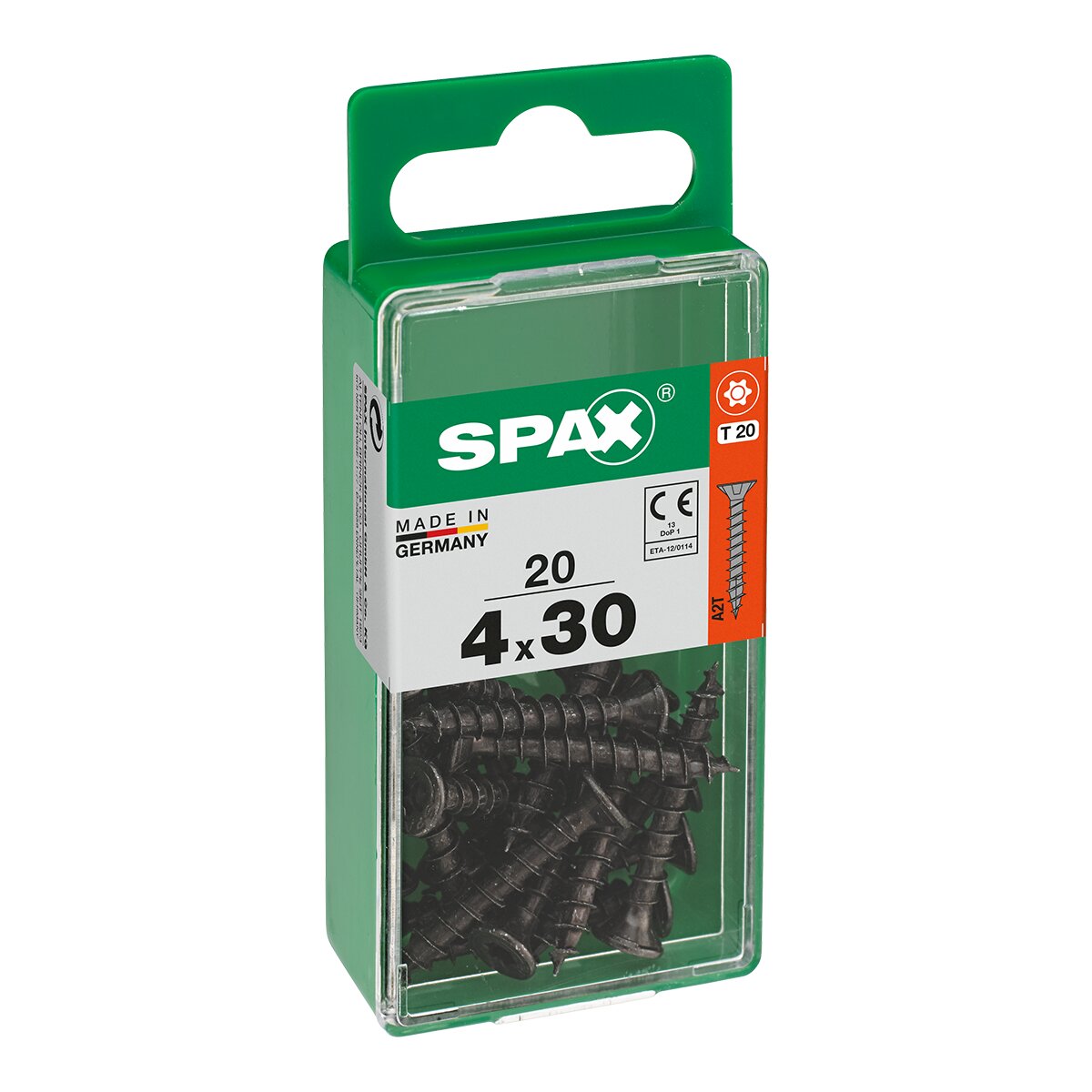 Imagen 0 de Tornillo Cabeza Plana T-Star Pavonado Ø4 x 30 mm - Caja 20 Uds