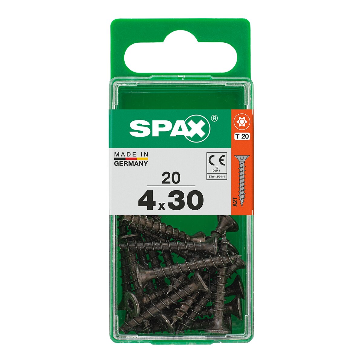 Tornillo Cabeza Plana T-Star Pavonado Ø4 x 30 mm - Caja 20 Uds Pavonado-2