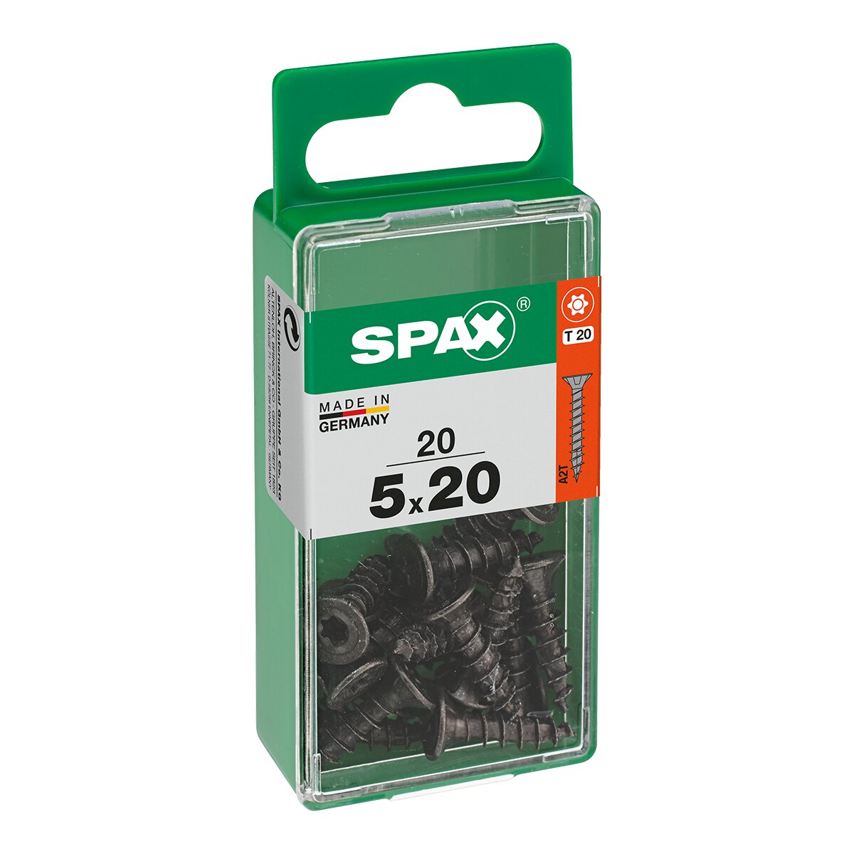 Imagen 0 de Tornillo Cabeza Plana T-Star Pavonado Ø5 x 20 mm - Caja 20 Uds