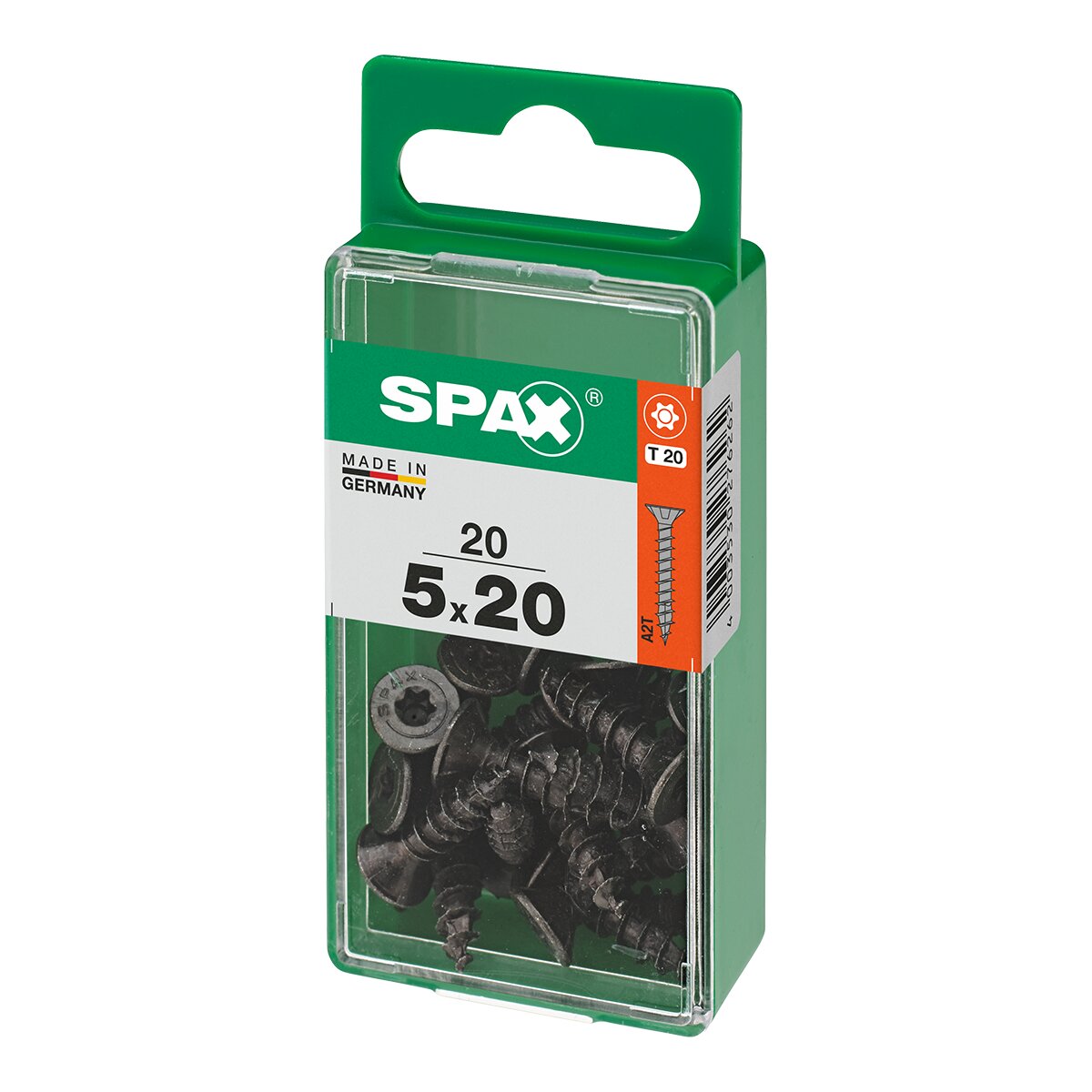 Tornillo Cabeza Plana T-Star Pavonado Ø5 x 20 mm - Caja 20 Uds Pavonado-3