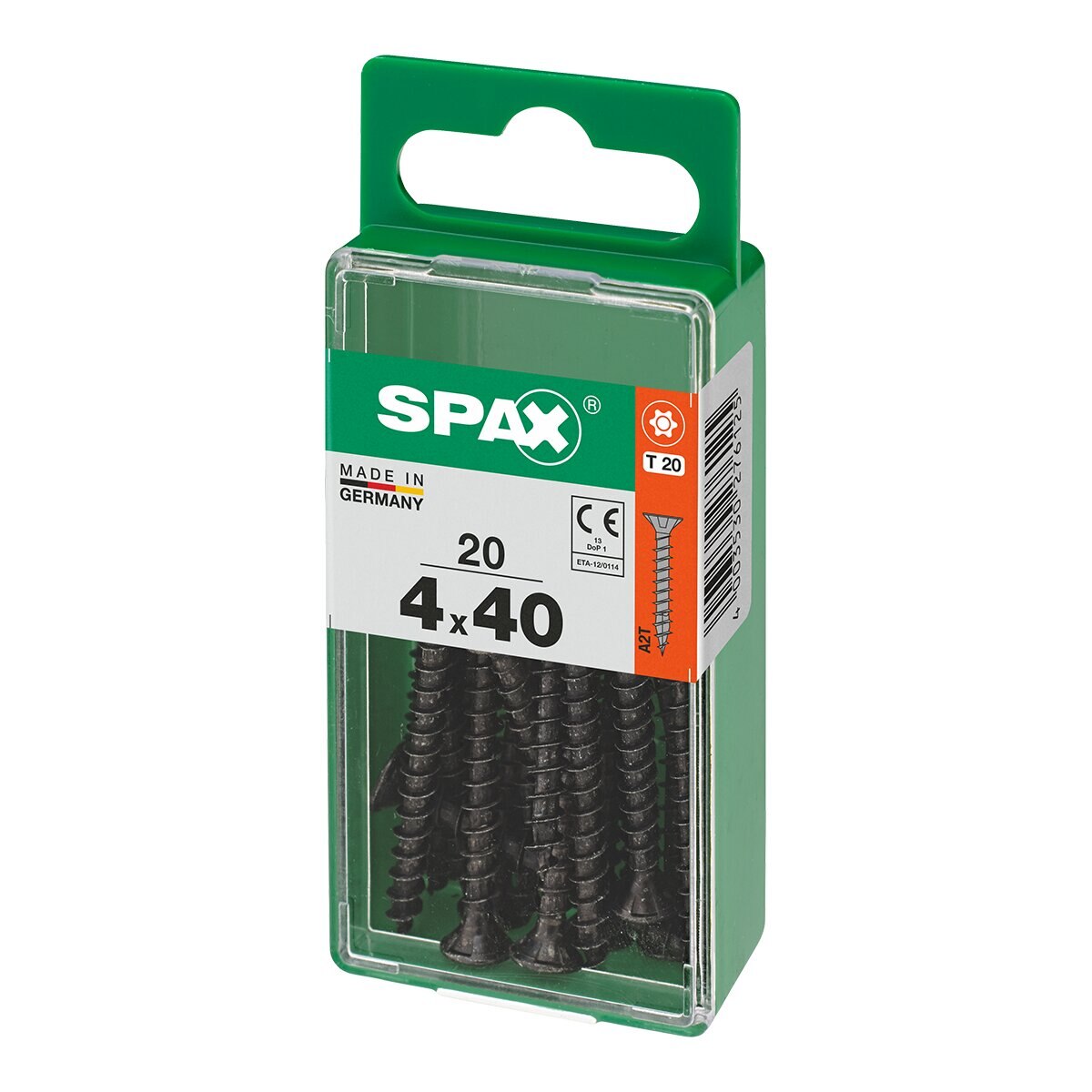 Tornillo Cabeza Plana T-Star Pavonado Ø4 x 40 mm - Caja 20 Uds Pavonado-3