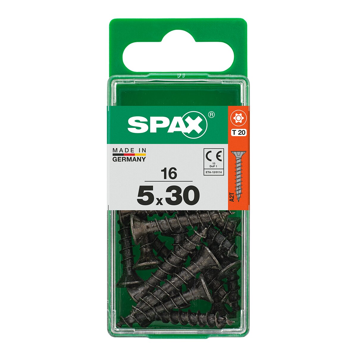 Tornillo Cabeza Plana T-Star Pavonado Ø5 x 30 mm - Caja 16 Uds Pavonado-2