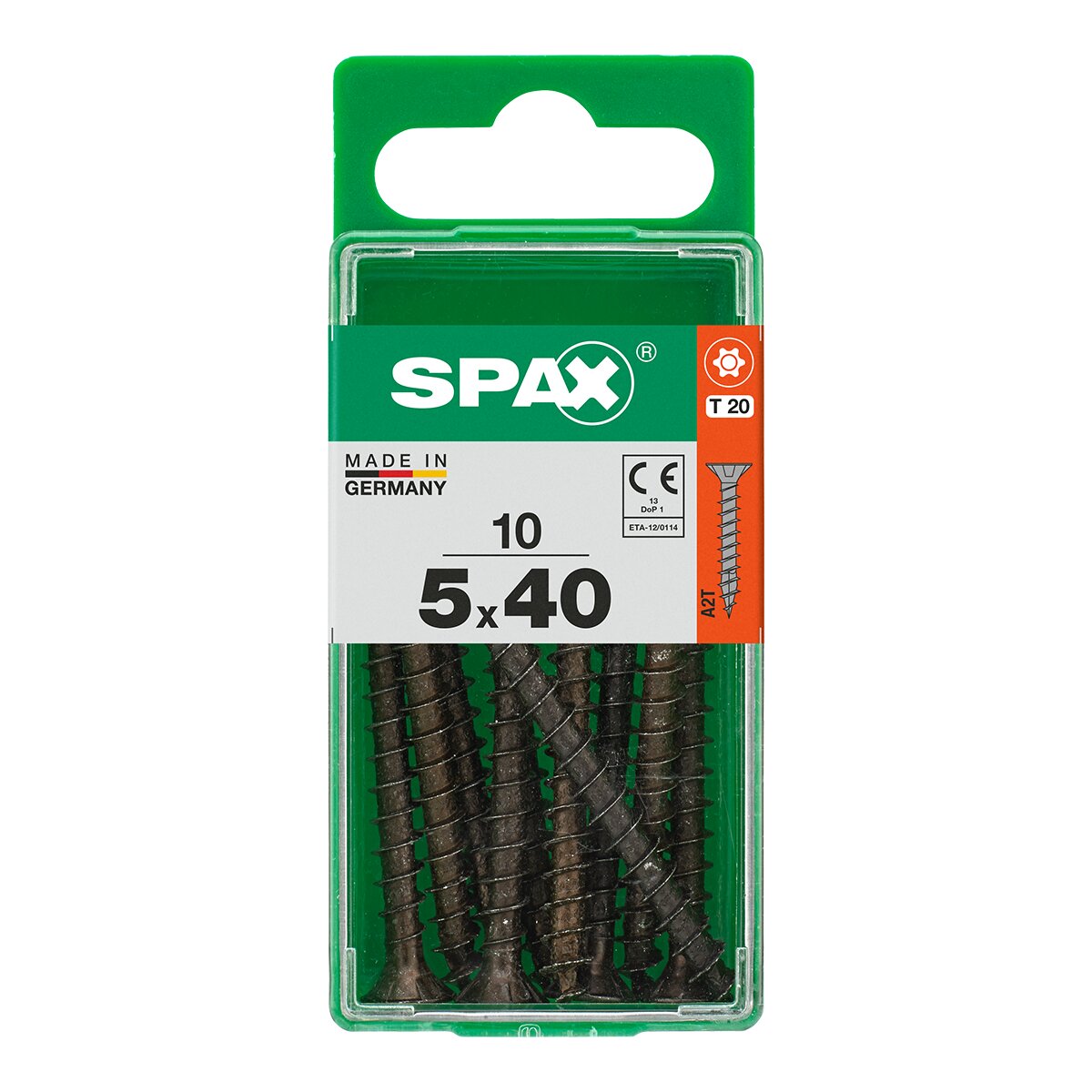 Tornillo Cabeza Plana T-Star Pavonado Ø5 x 40 mm - Caja 10 Uds Pavonado-2