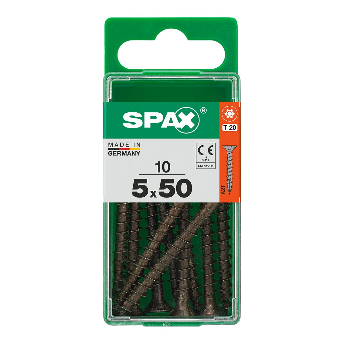 Tornillo Cabeza Plana T-Star Pavonado Ø5 x 50 mm - Caja 10 Uds Pavonado-2