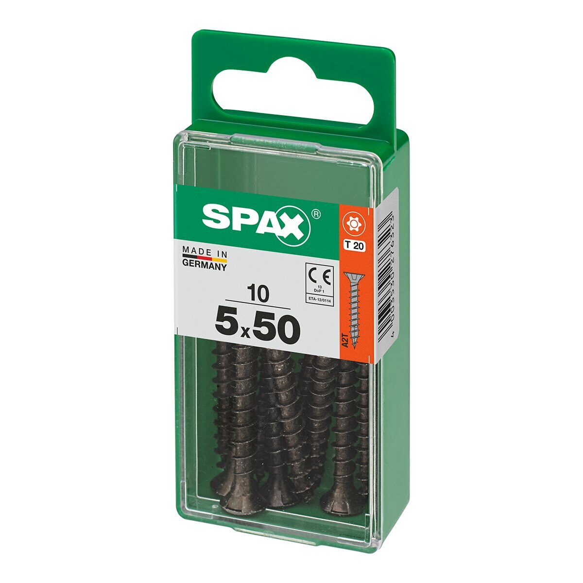 Tornillo Cabeza Plana T-Star Pavonado Ø5 x 50 mm - Caja 10 Uds Pavonado-3