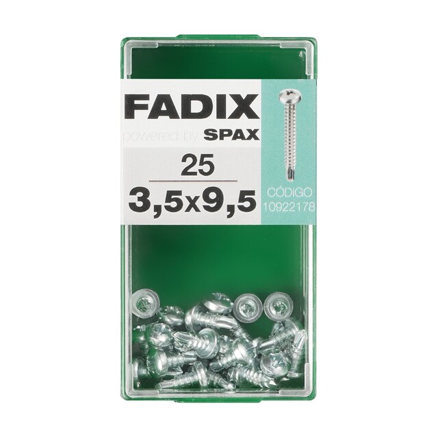 Imagen 0 de Tornillo Roscachapa Cabeza Redonda Ø3,5 x 9,5 mm - Caja 25 Uds