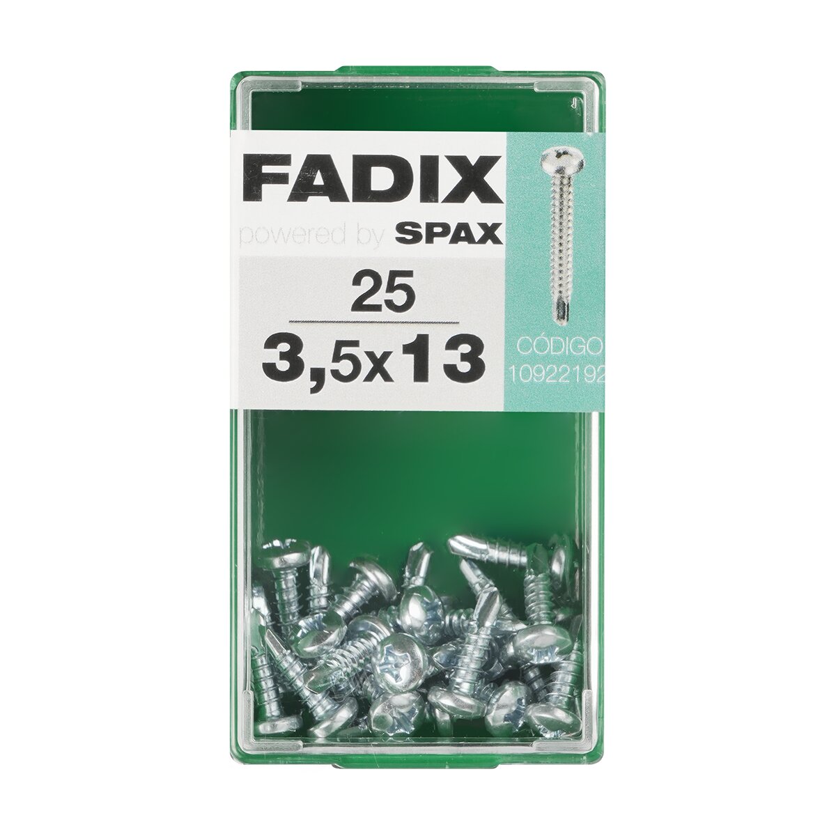Imagen 0 de Tornillo Roscachapa Cabeza Redonda Ø3,5 x 13 mm - Caja 25 Uds