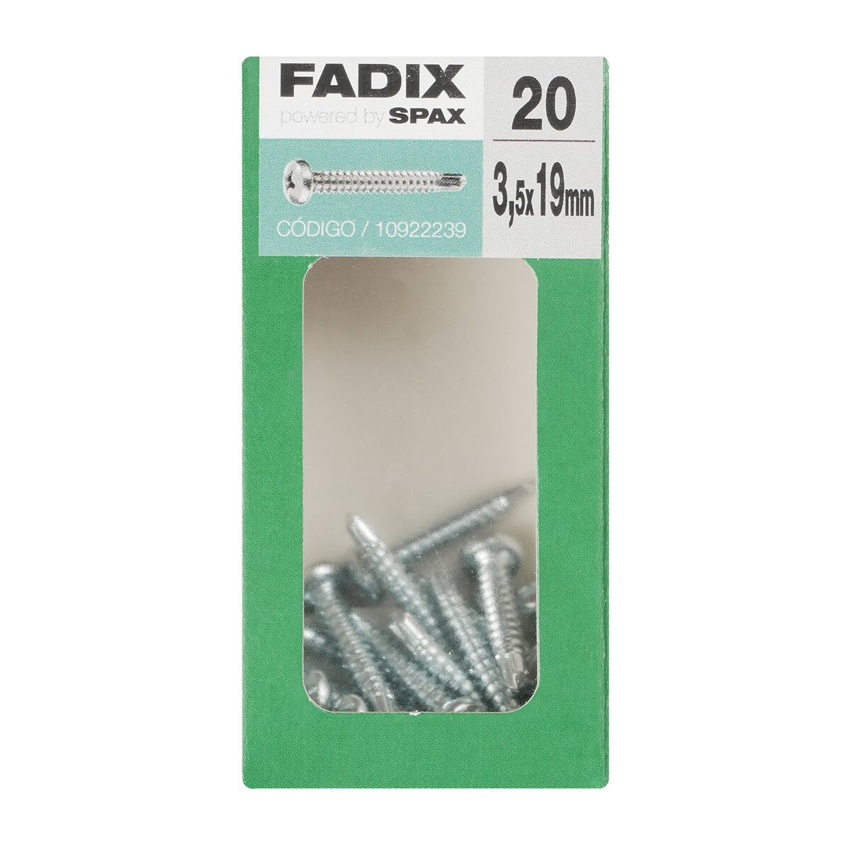 Imagen 0 de Tornillo Roscachapa Cabeza Redonda Ø3,5 x 19 mm - Caja 20 Uds