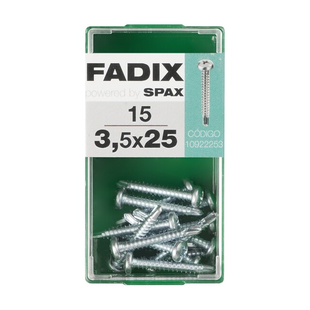 Imagen 0 de Tornillo Roscachapa Cabeza Redonda Ø3,5 x 25 mm - Caja 15 Uds