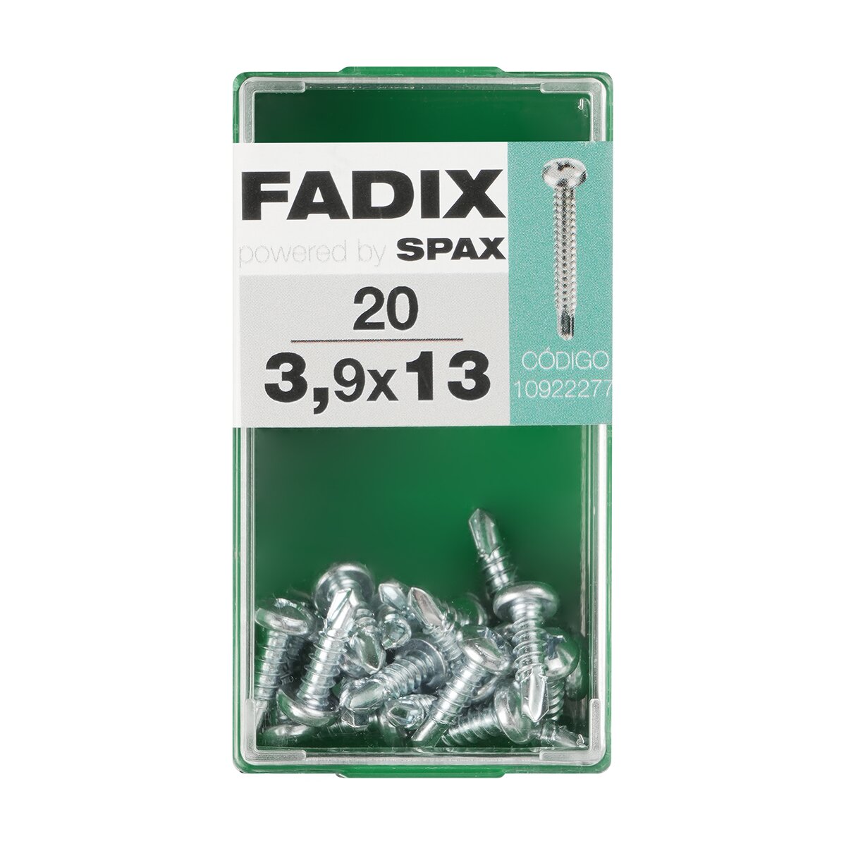 Imagen 0 de Tornillo Roscachapa Cabeza Redonda Ø3,9 x 13 mm - Caja 20 Uds