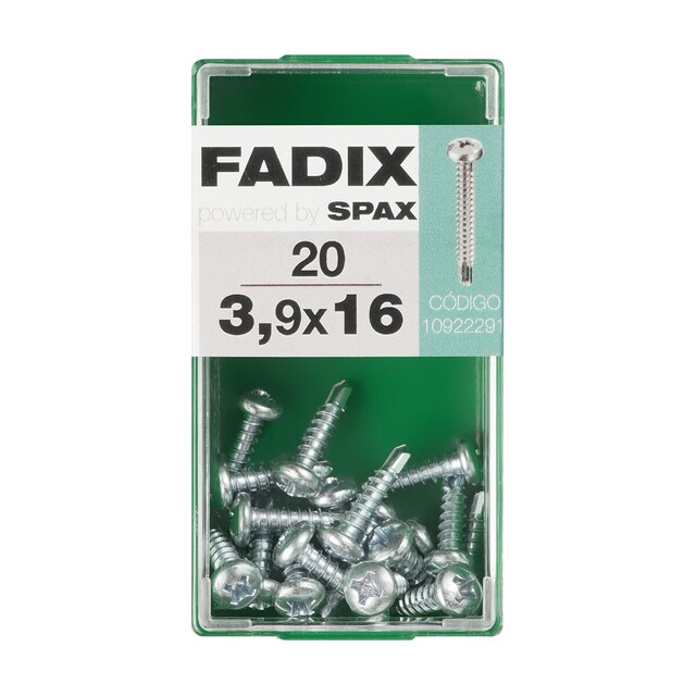 Imagen 0 de Tornillo Roscachapa Cabeza Redonda Ø3,9 x 16 mm - Caja 20 Uds