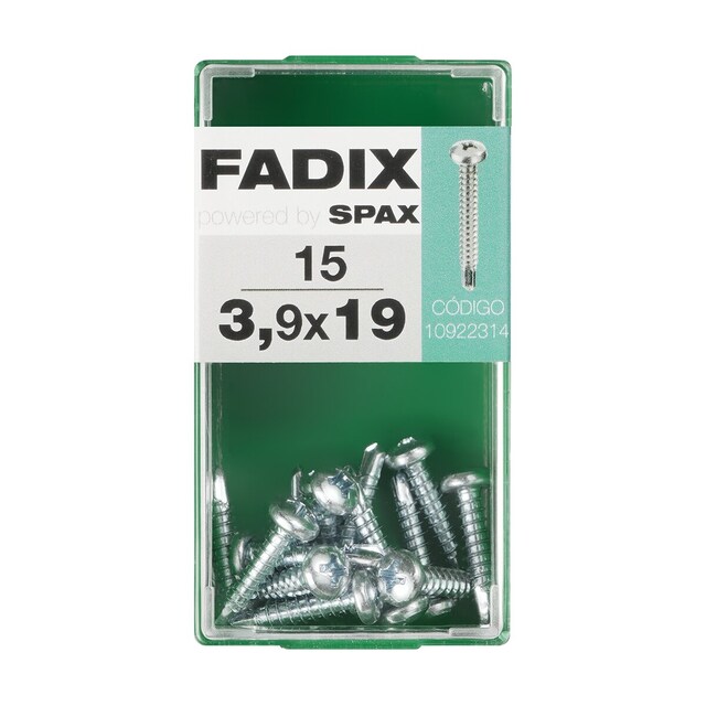 Imagen 0 de Tornillo Roscachapa Cabeza Redonda Ø3,9 x 19 mm - Caja 15 Uds