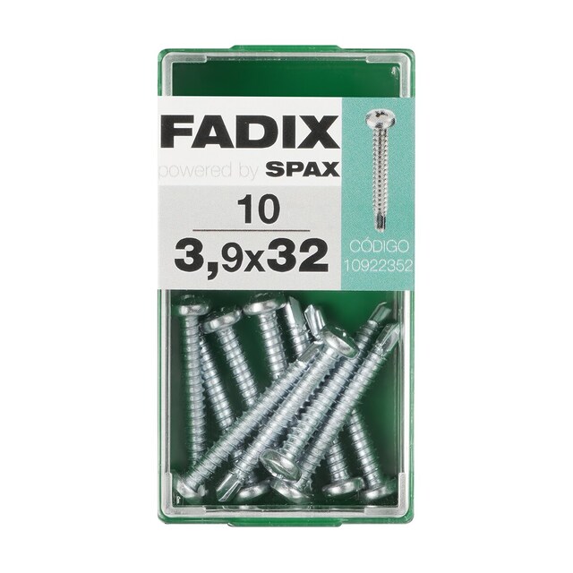 Imagen 0 de Tornillo Roscachapa Cabeza Redonda Ø3,9 x 32 mm - Caja 10 Uds