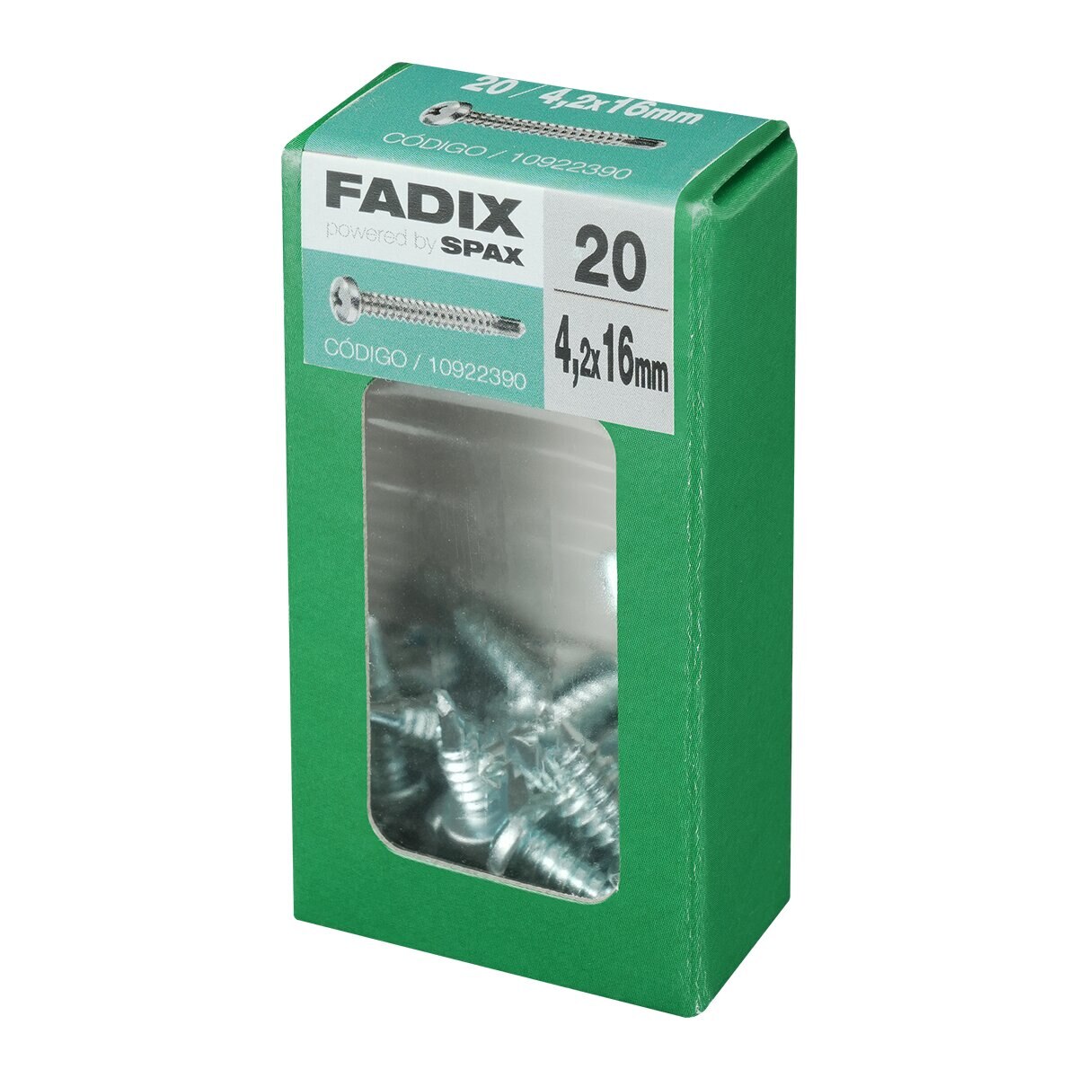 Tornillo Roscachapa Cabeza Redonda Ø4,2 x 16 mm - Caja 20 Uds Zincado-2