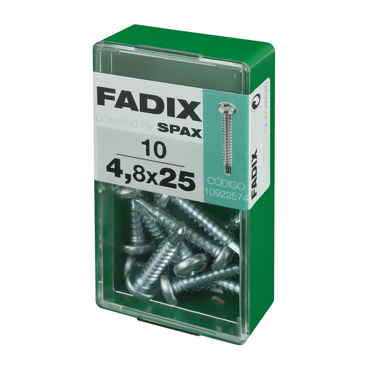 Parafuso Autoatarraxante de Cabeça Redonda Ø4,8 x 25 mm - Caixa 10 Unidades Zincado-2
