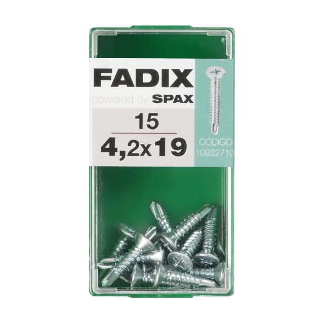 Imagen 0 de Tornillo Roscachapa Cabeza Plana Ø4,2 x 19 mm - Caja 15 Uds