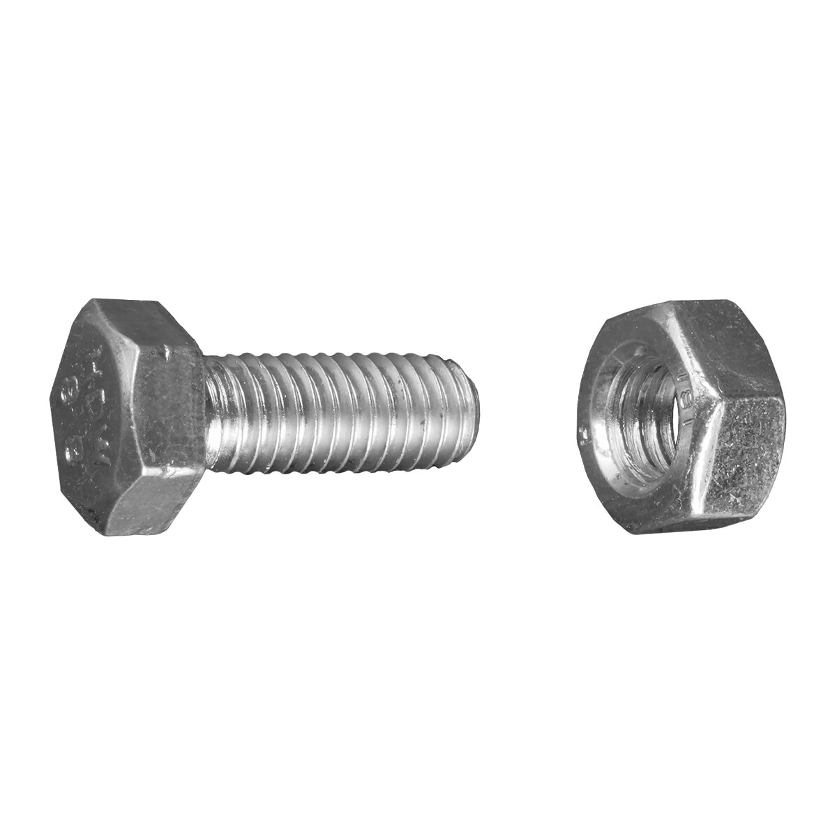 Tornillo Cabeza Hexagonal + Tuerca M5 x 16 mm - Caja 12 Uds Zincado-3