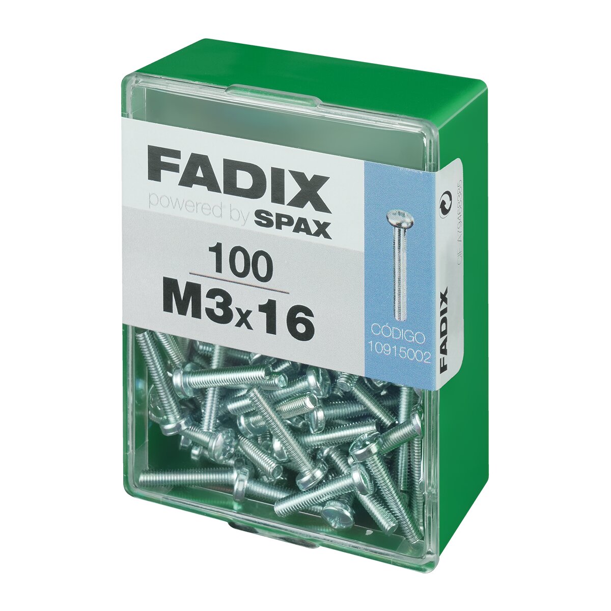 Parafuso Métrico de Cabeça Redonda M3 x 16 mm - Caixa 100 Unidades Zincado-2