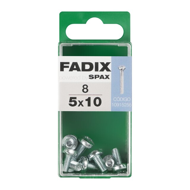 Imagen 0 de Tornillo Métrica Cabeza Redonda M5 x 10 mm - Caja 8 Uds