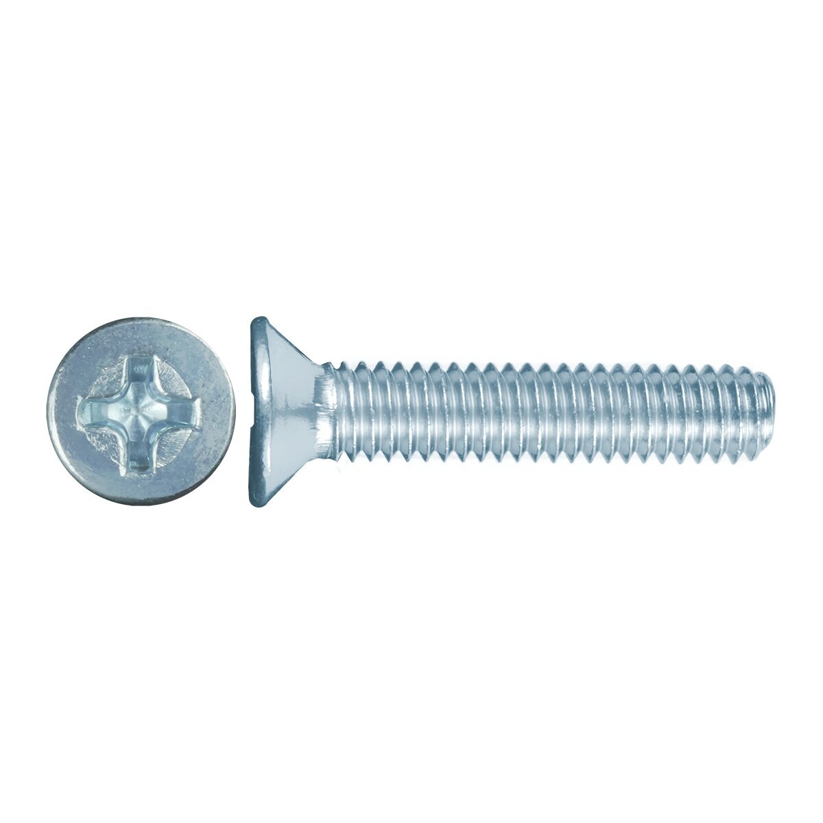 Tornillo Métrica Cabeza Plana M3 x 10 mm - Caja 18 Uds Zincado-3