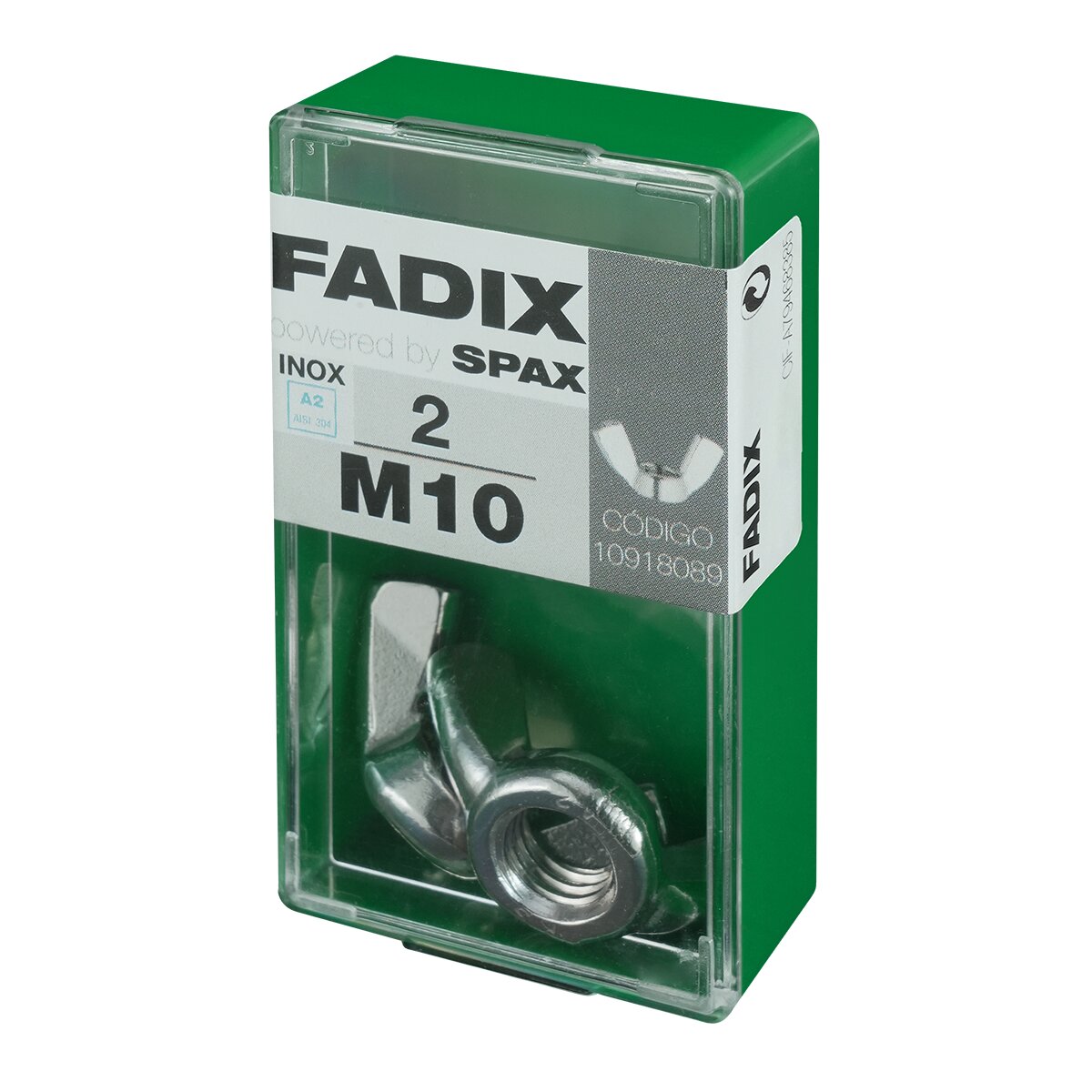 Tuerca Mariposa Acero Inoxidable M10 - Caja 2 Uds Acero Inox-2