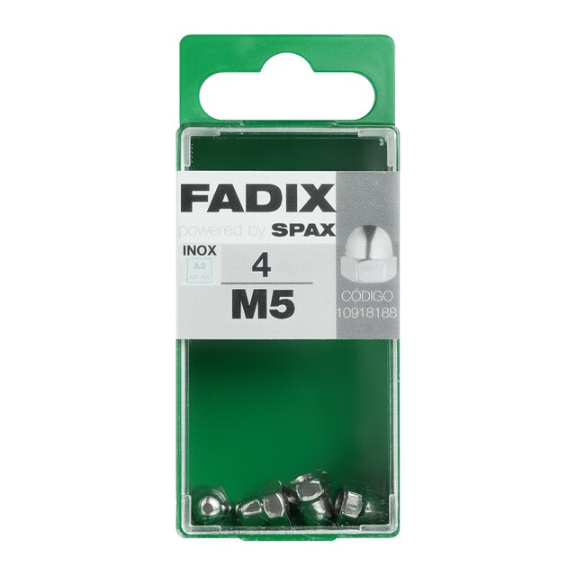 Imagen 0 de Tuerca Ciega Acero Inoxidable M5 - Caja 4 Uds