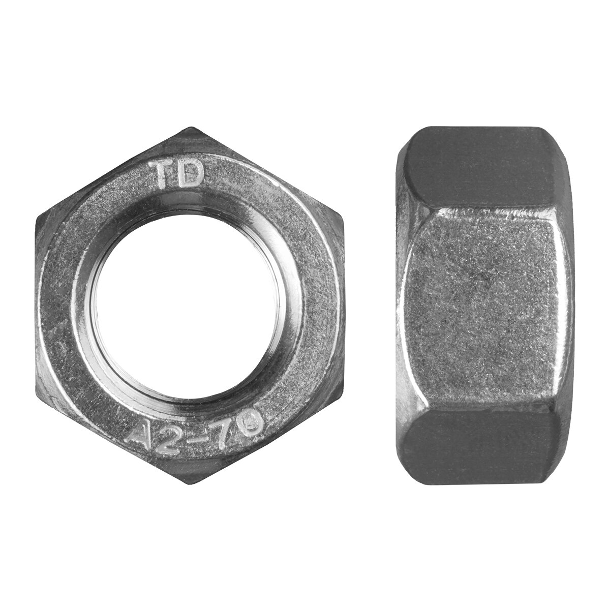 Tuerca Hexagonal Cincada M3 - Caja 30 Uds Zincado-3