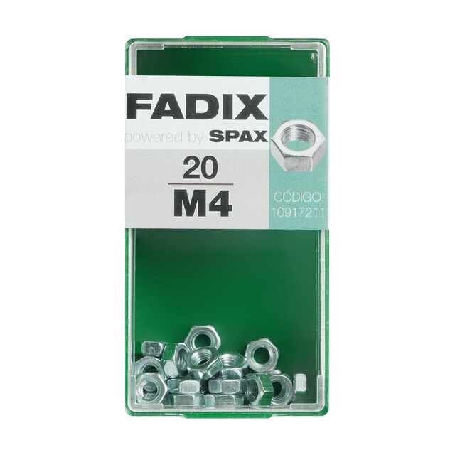 Imagen 0 de Tuerca Hexagonal Cincada M4 - Caja 20 Uds