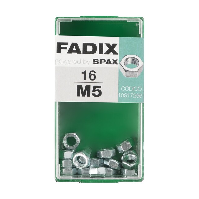 Imagen 0 de Tuerca Hexagonal Cincada M5 - Caja 16 Uds