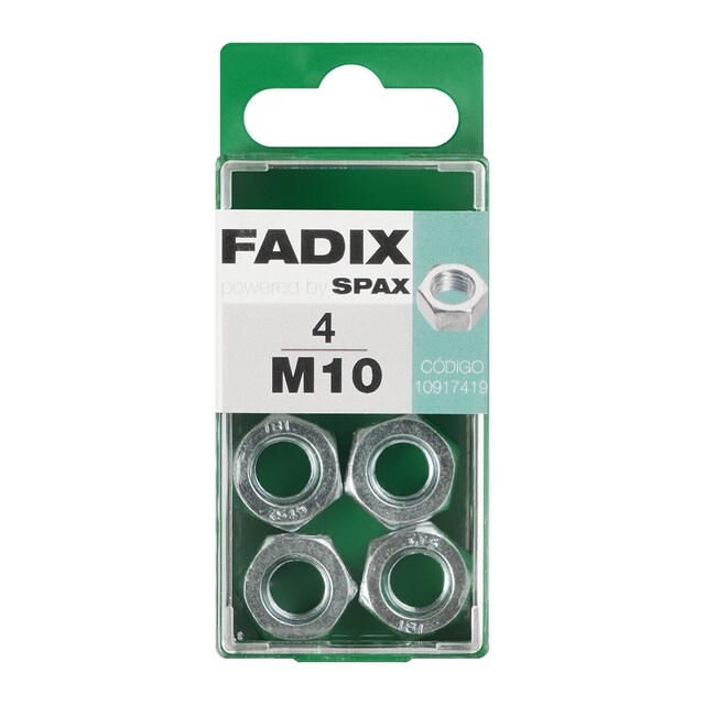 Imagen 0 de Tuerca Hexagonal Cincada M10 - Caja 4 Uds