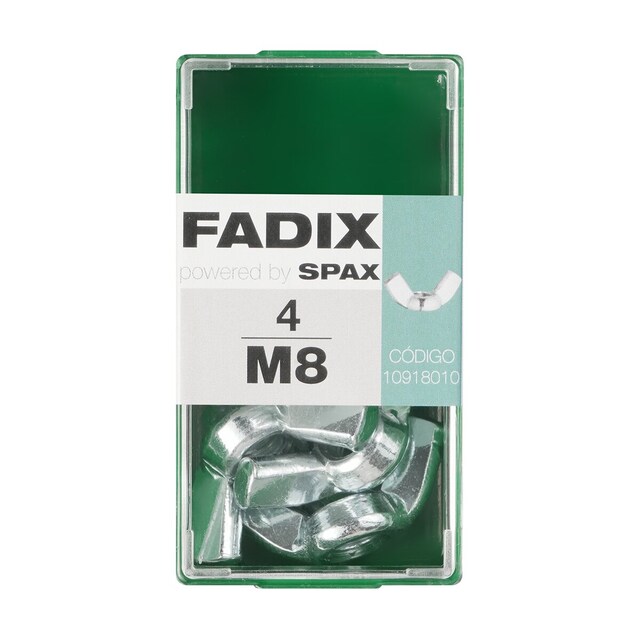 Imagen 0 de Tuerca Mariposa Cincada M8 - Caja 4 Uds