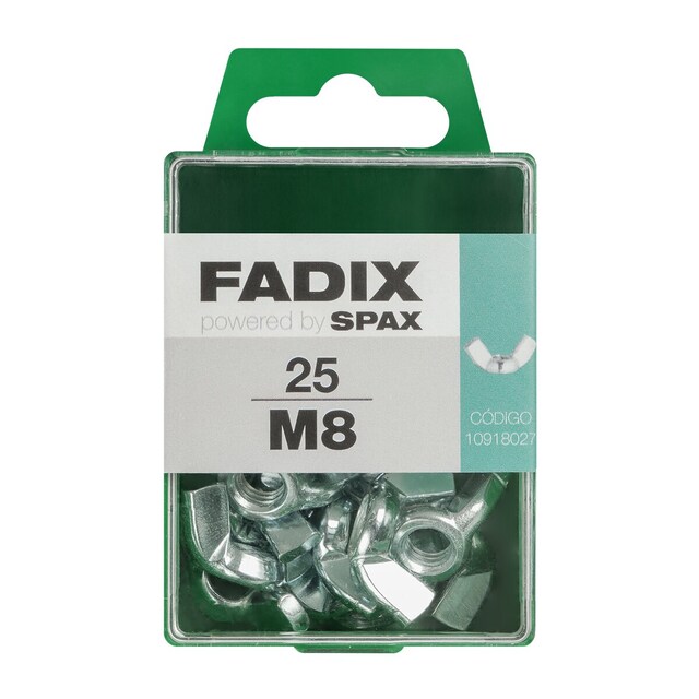 Imagen 0 de Tuerca Mariposa Cincada M8 - Caja 25 Uds