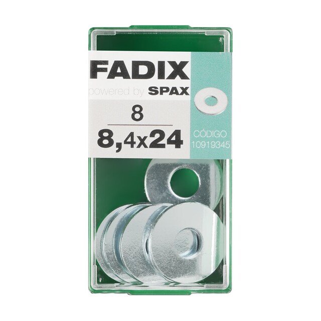 Imagen 0 de Arandela Plana de Ala Ancha Cincada Ø8,4 x Ø24 mm - Caja 8 Uds