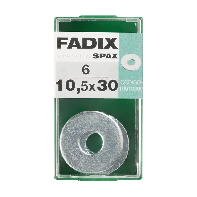 Imagen 0 de Arandela Plana de Ala Ancha Cincada Ø10,5 x Ø30 mm - Caja 6 Uds