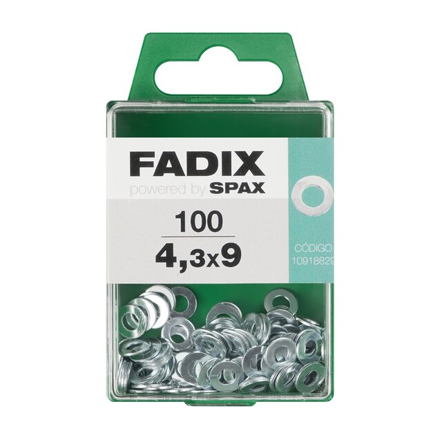 Imagen 0 de Arandela Plana Cincada Ø4,3 x Ø9 mm - Caja 100 Uds