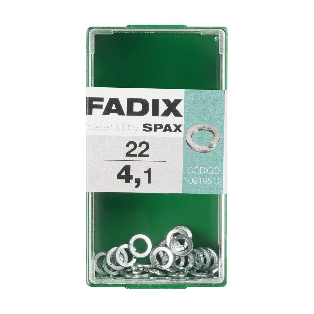 Imagen 0 de Arandela Grower de Presión Cincada Ø4,1 mm - Caja 22 Uds