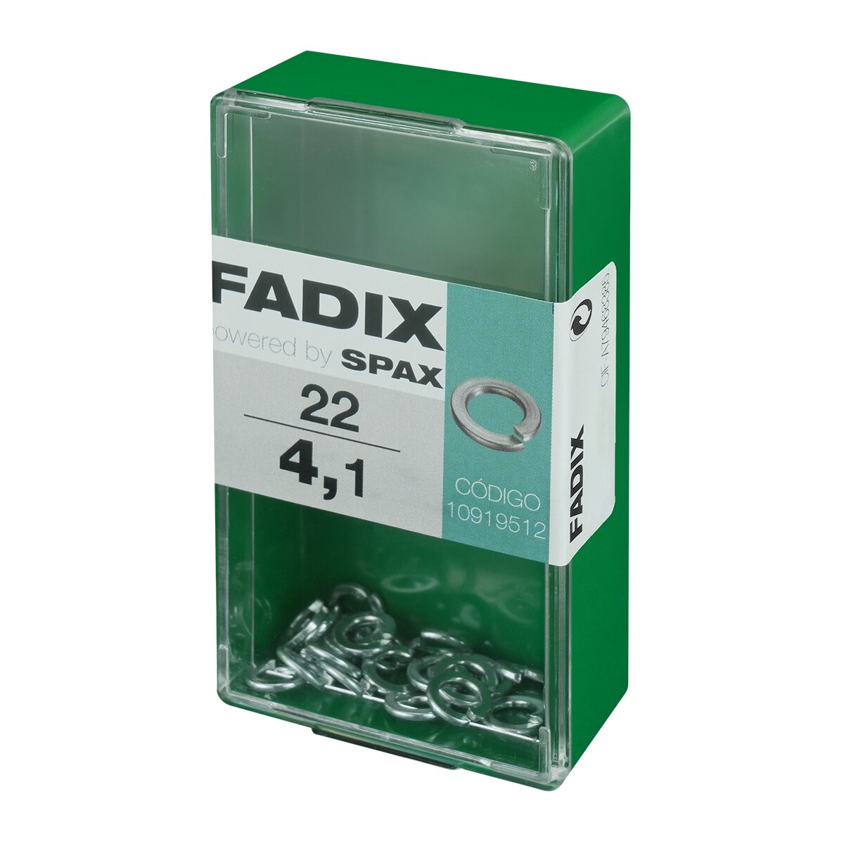 Arandela Grower de Presión Cincada Ø4,1 mm - Caja 22 Uds Zincado-2