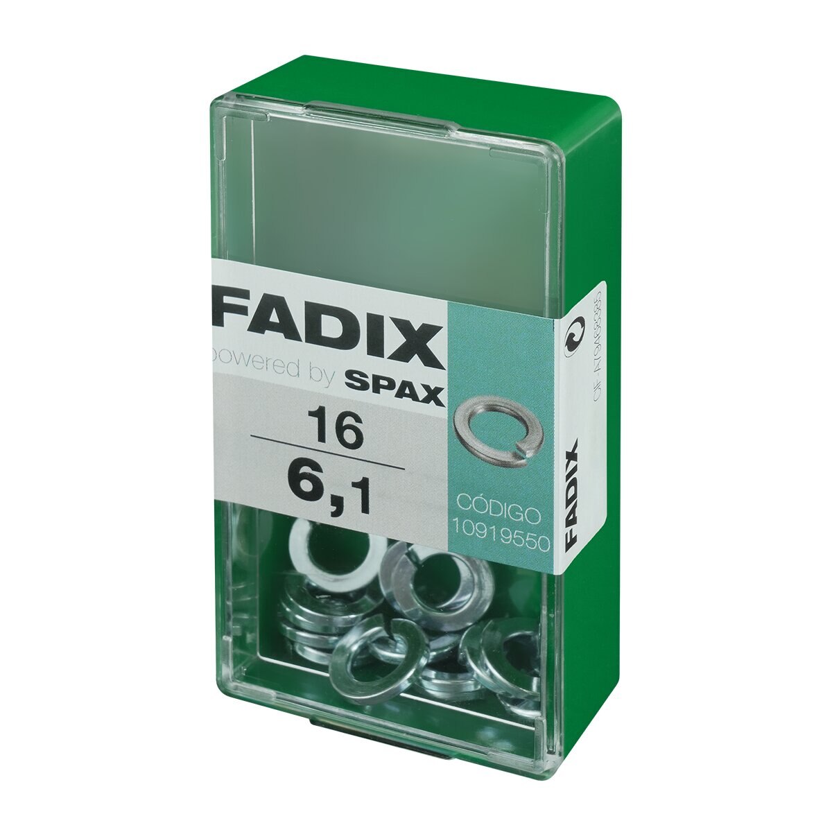 Arruela Grower de Pressão Zincada Ø6,1 mm - Caixa de 16 Unid. Zincado-2