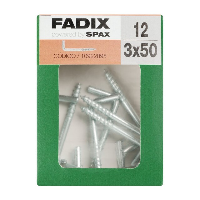 Imagen 0 de Alcayata Roscada Cinc Ø3 x 50 mm - Caja 12 Uds